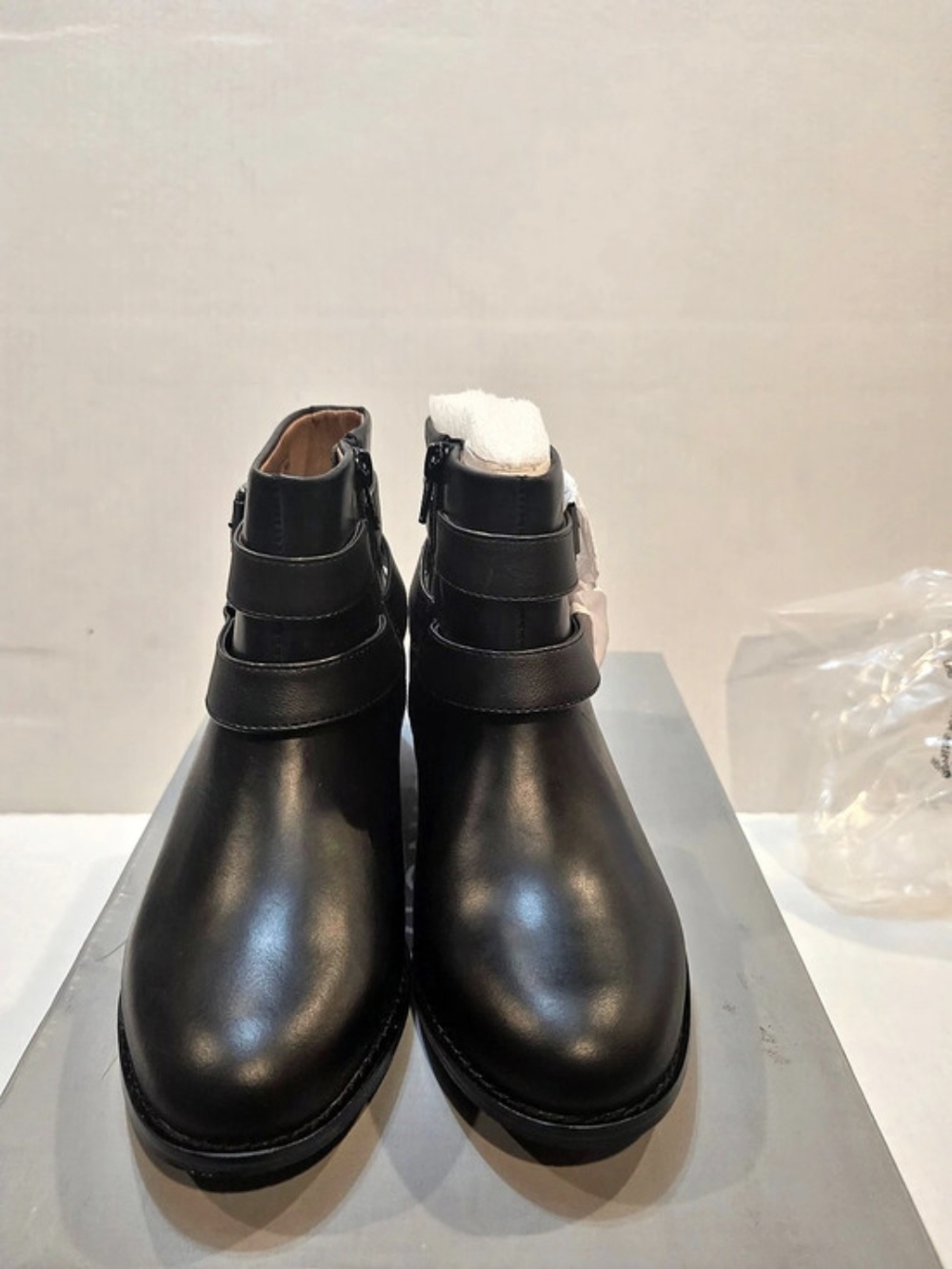Vince Camuto Black Buckle Ankle Boots US 5 NWT